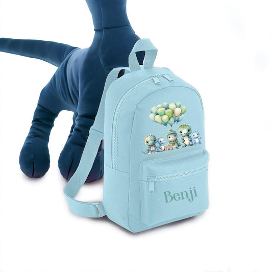 Personalised Dinosaur Backpack