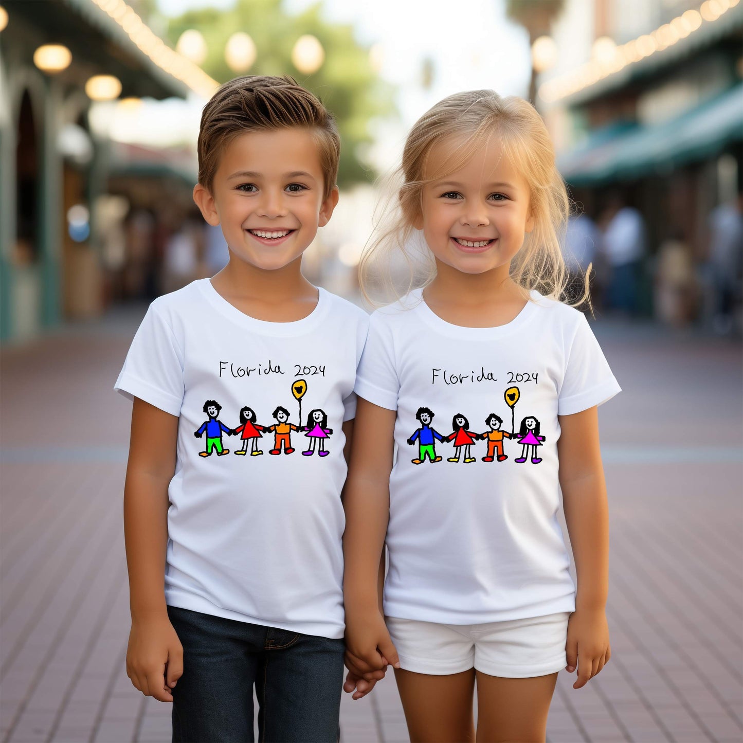 Personalised Kids Drawing Tshirt