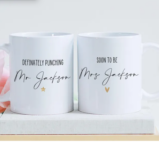 Personalised Engagement Mug