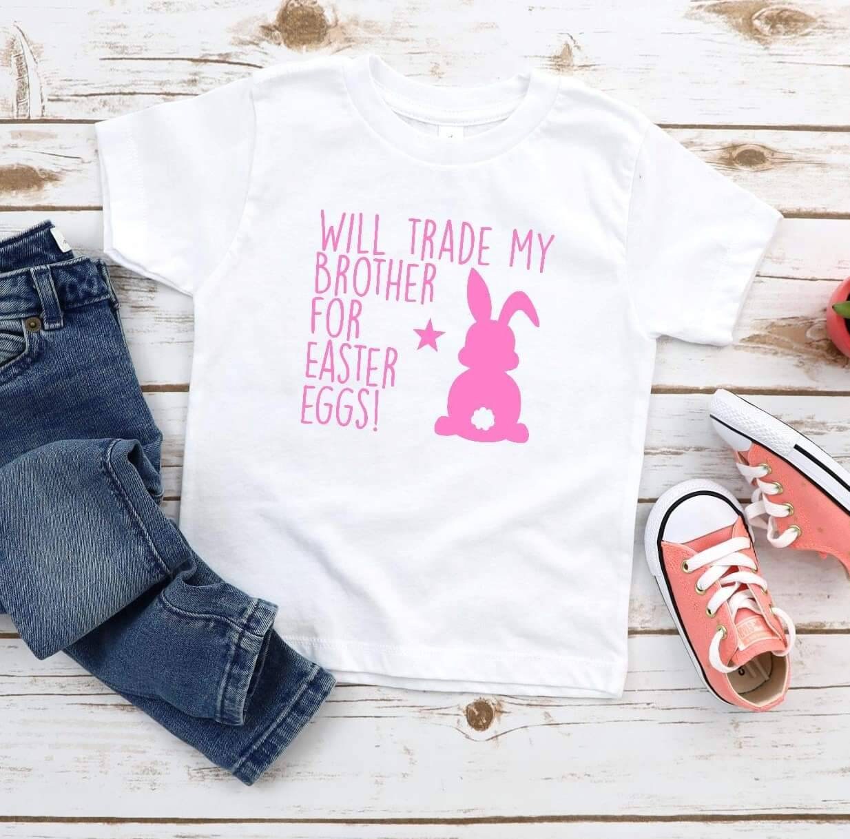 Personalised Funny Easter Tshirt