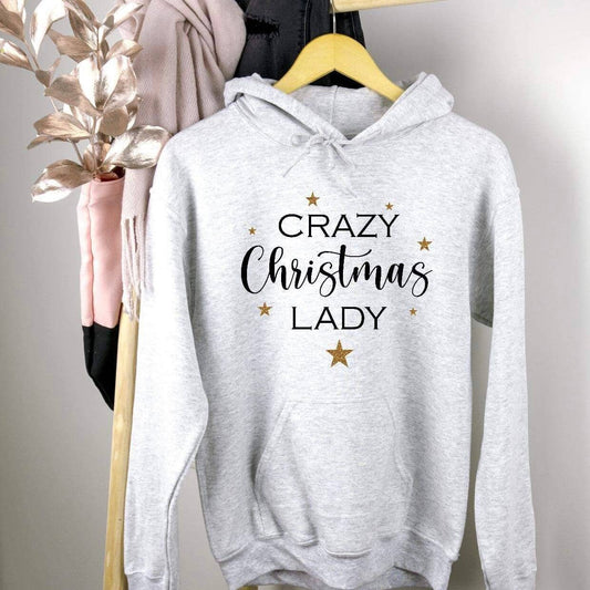 Crazy Christmas Lady Hoodie