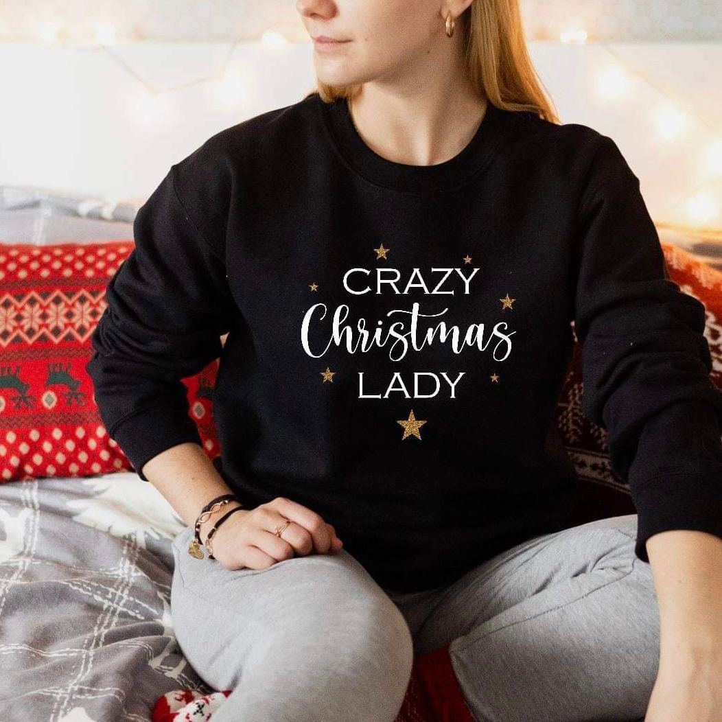 Crazy Christmas Lady Jumper