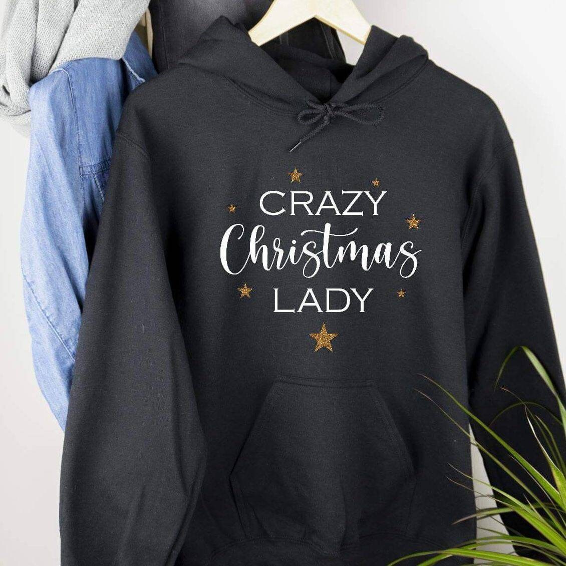 Crazy Christmas Lady Hoodie