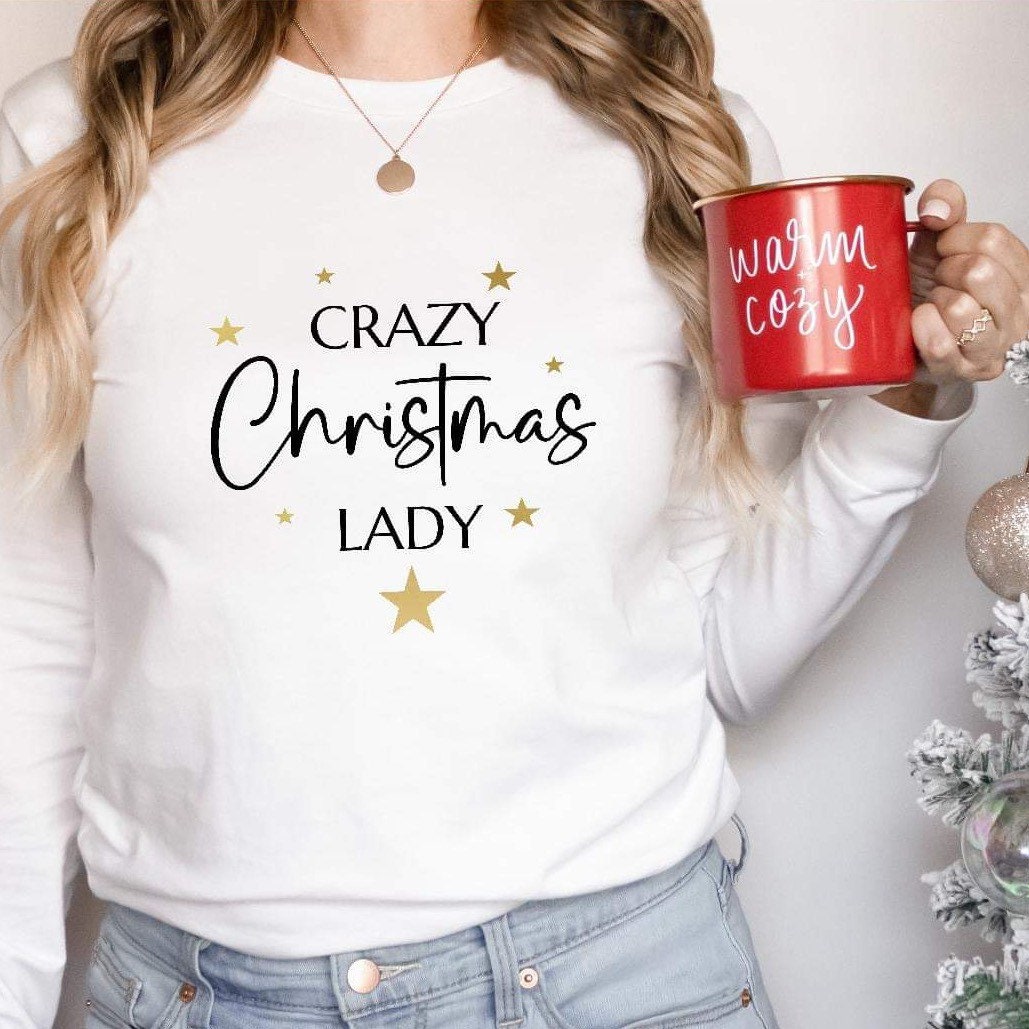 Crazy Christmas Lady Jumper