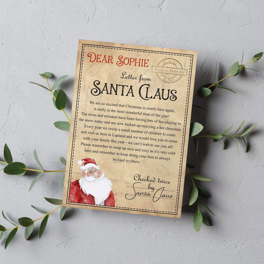 Personalised Lapland Invitation