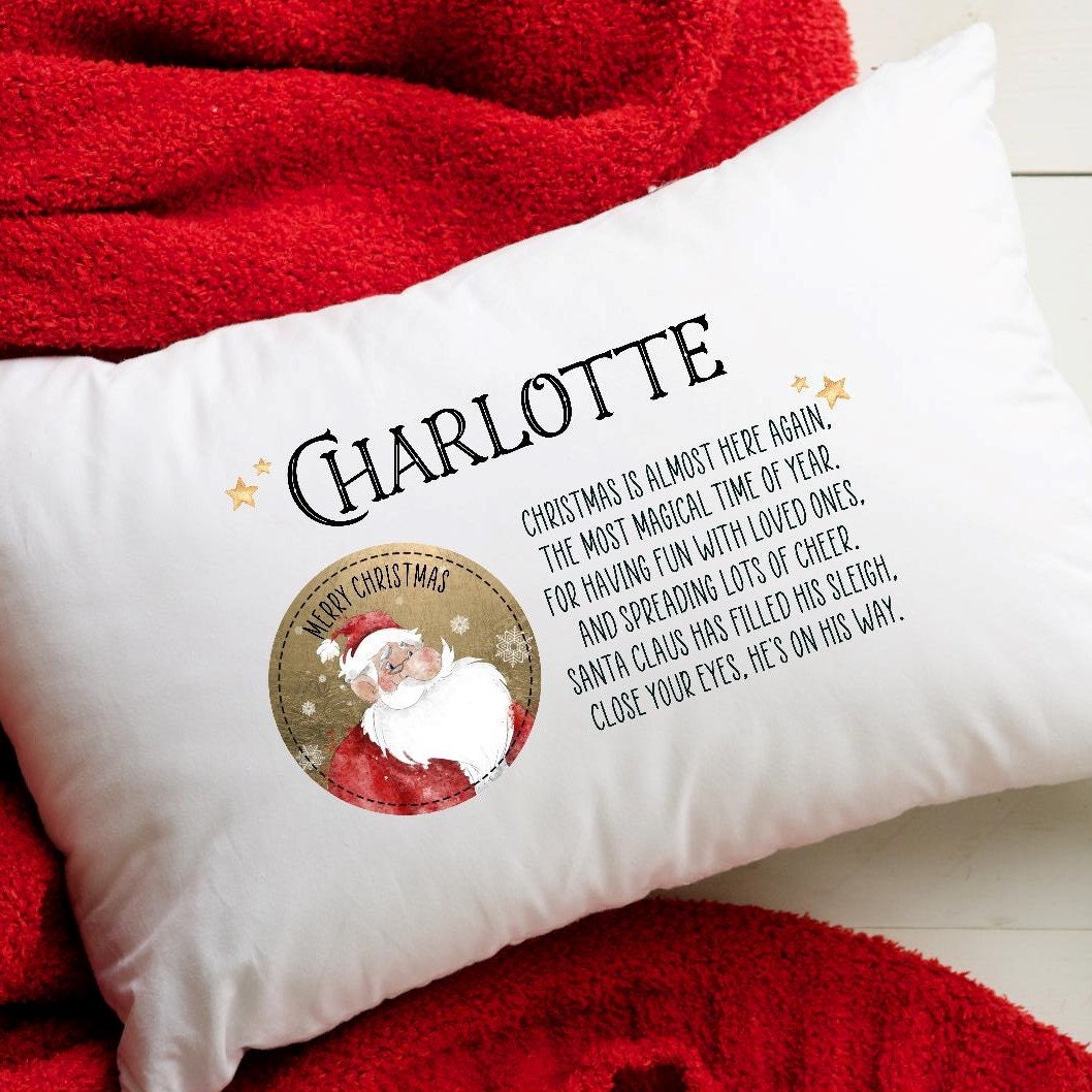 Personalised Christmas Eve Pillowcase