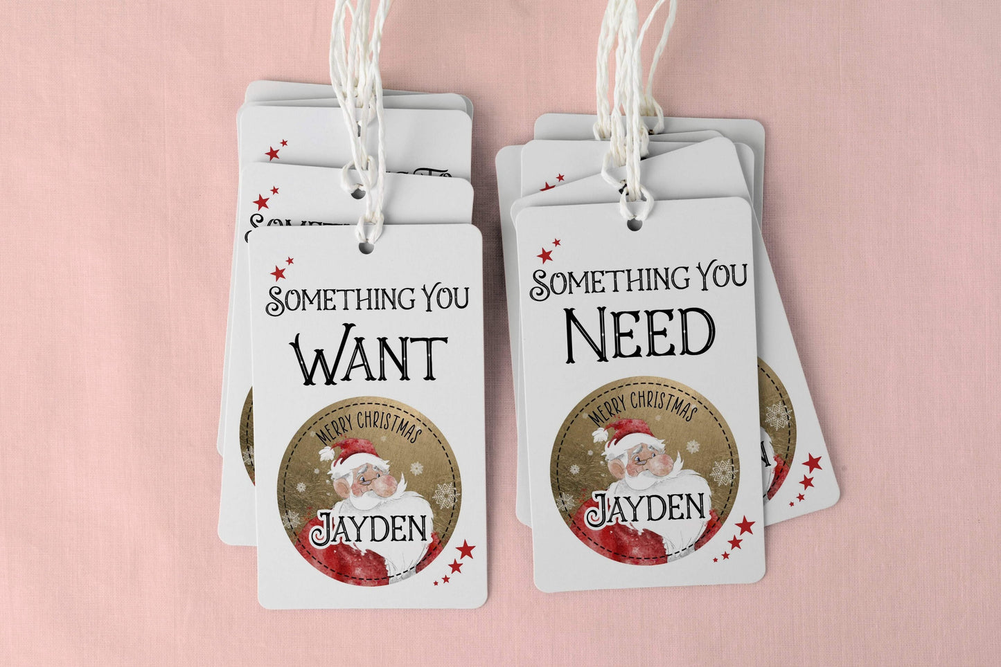 Personalised Christmas Something You Need Gift Tags