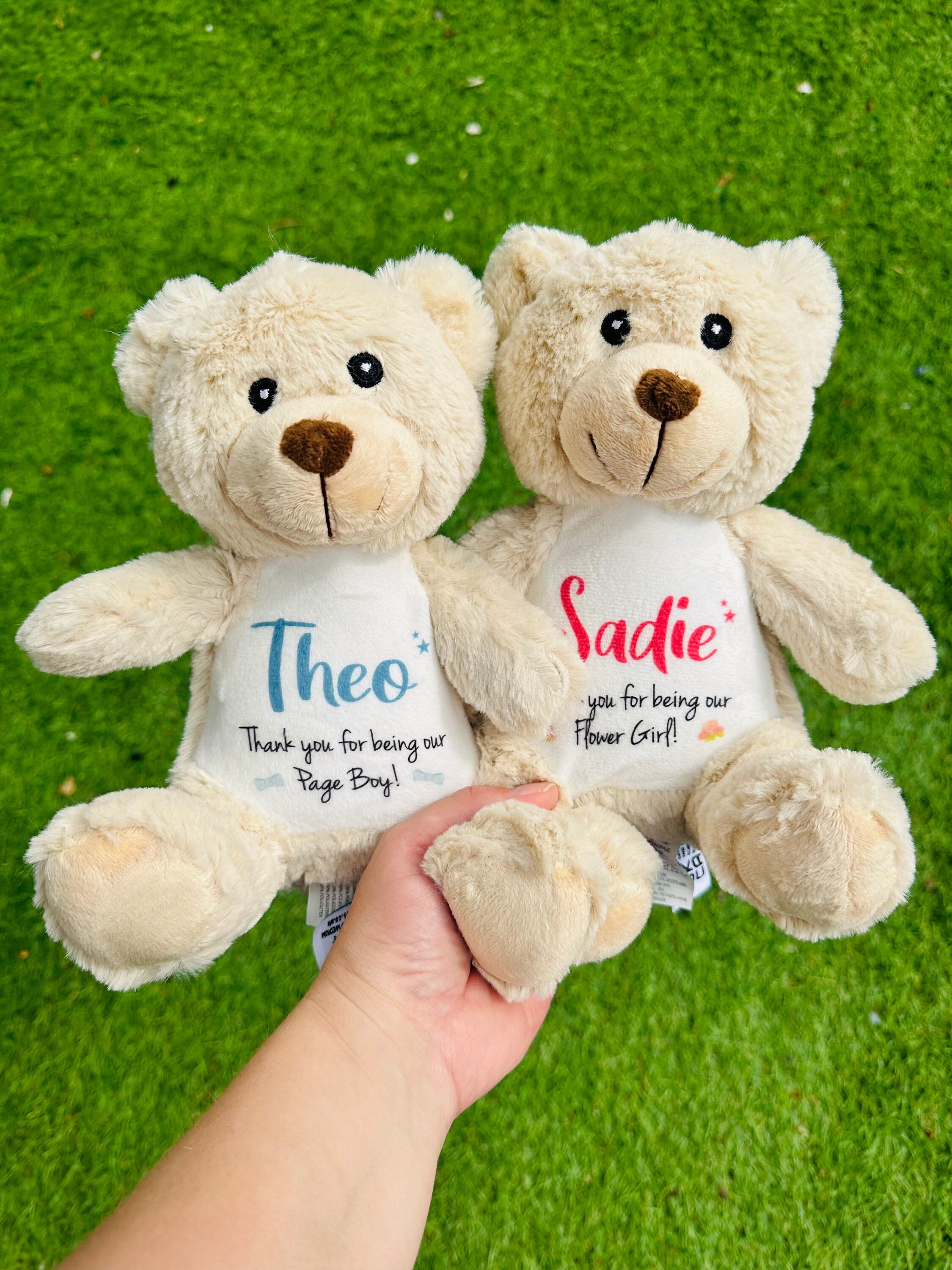 Personalised wedding teddy bears on sale