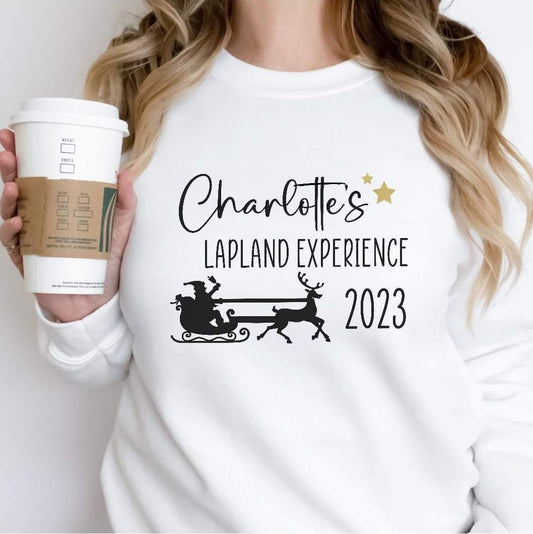 Personalised Lapland Christmas Experience Jumper