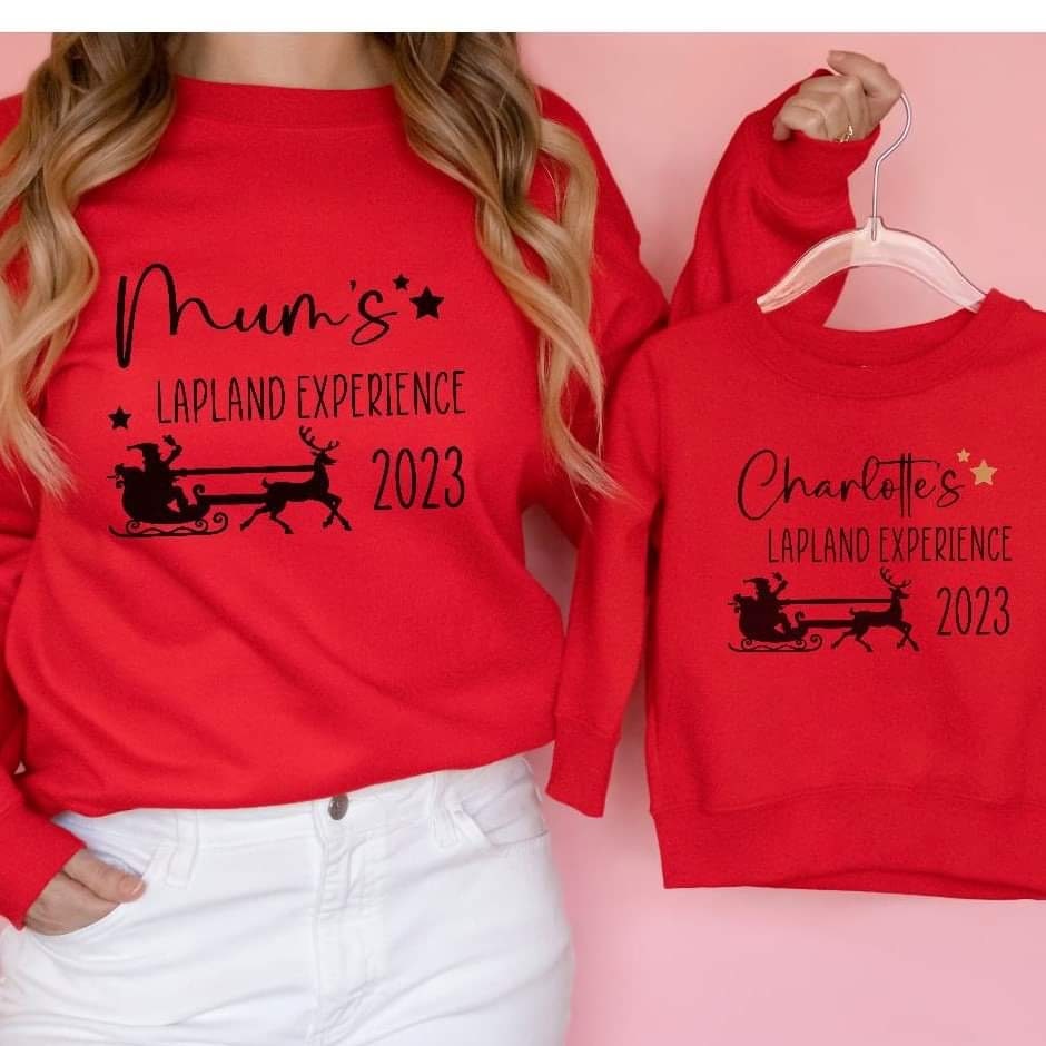 Personalised Lapland Christmas Experience Jumper