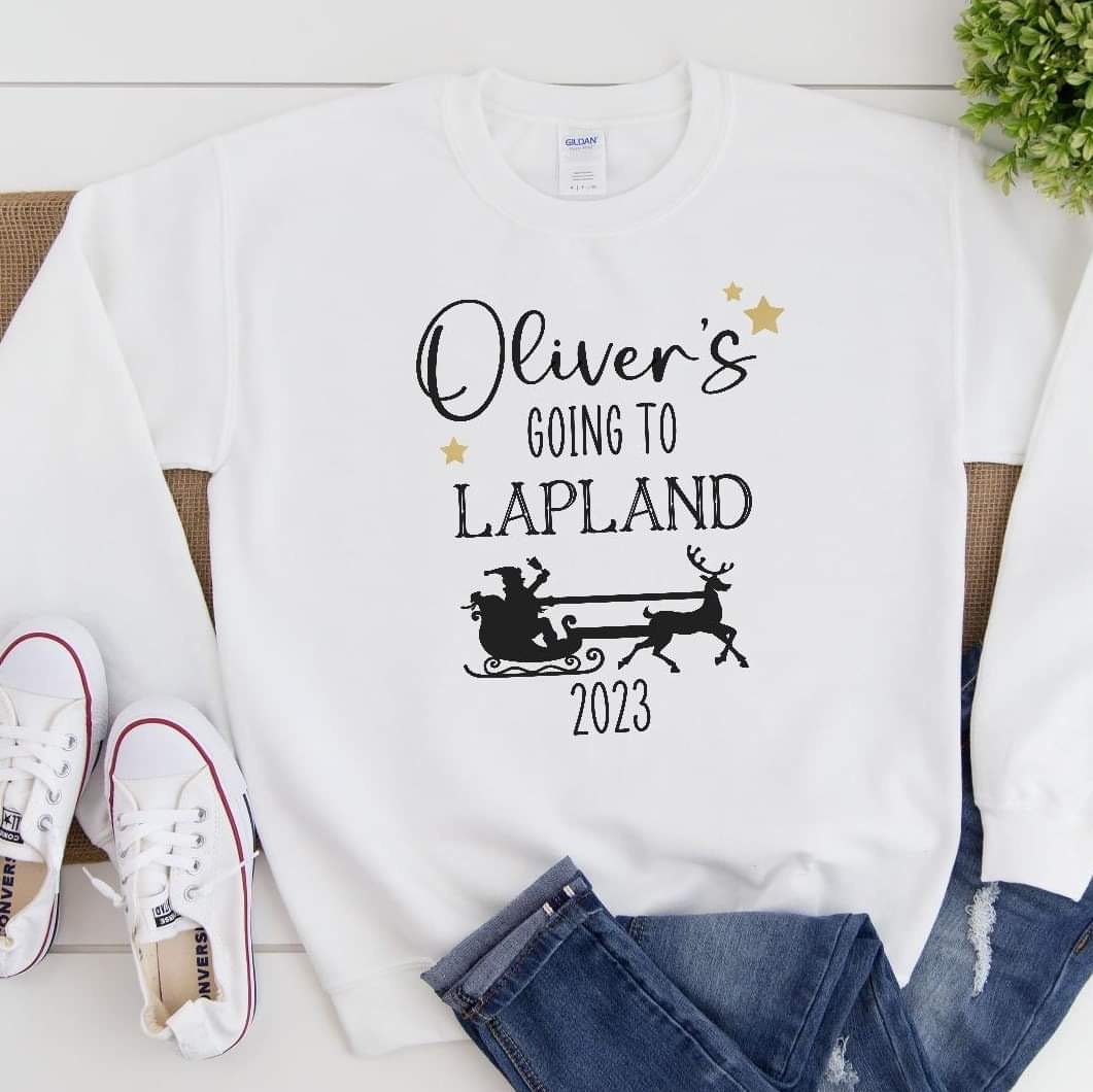 Personalised Lapland Christmas Experience Jumper